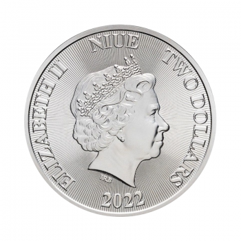 1 oz sidabrinė moneta Gyvenimo Medis, Niuje 2022