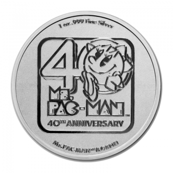 1 oz (31.10 g) sidabrinė moneta MS PACMAN, Niujė 2021