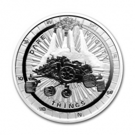 1 oz sidabrinė moneta marsaeigis Perseverance, Niujė 2021