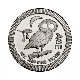 1 oz (31.10 g) sidabrinė moneta Atėnų Pelėda, Niujė 2022