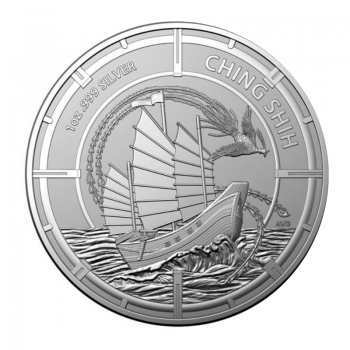 1 oz (31.10 g) sidabrinė moneta Ching Shih (Pirate Queens), Saliamono Salos 2021