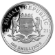 1 oz (31.10 g) sidabrinė moneta Dramblys, Somalis 2021