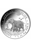 1 oz (31.10 g) silver coin Elephant, Somalia 2022