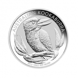 1 kg silver coin Kookaburra, Australia 2012