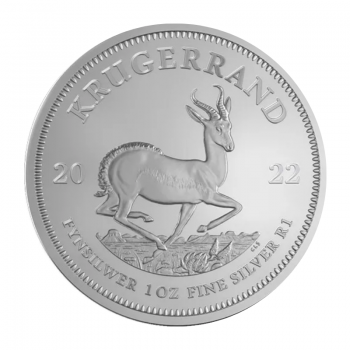 1 oz sidabrinė moneta Krugerrand, Pietų Afrikos Respublika 2022