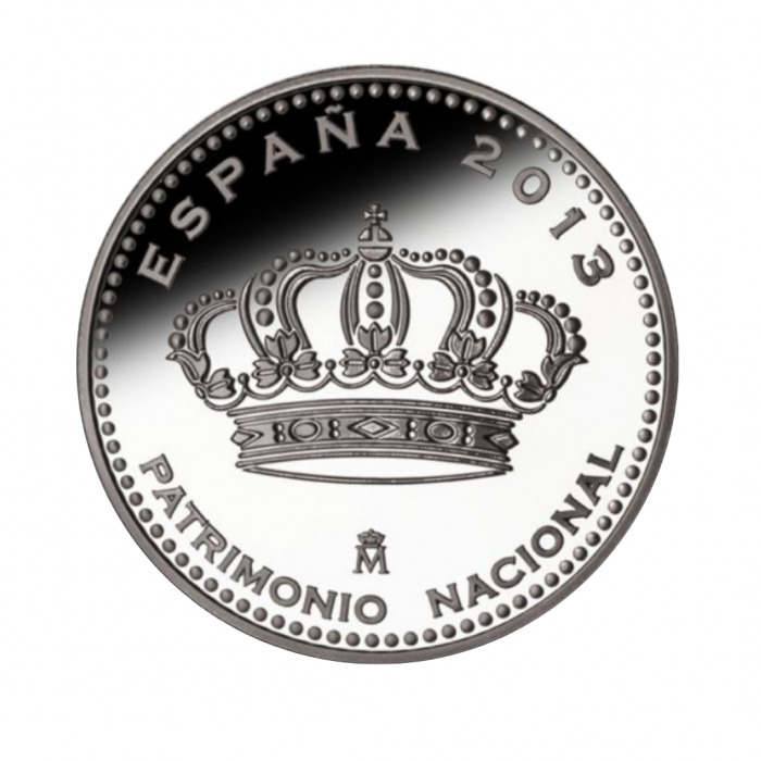 5 eur silver coin La Granja, Spain 2013