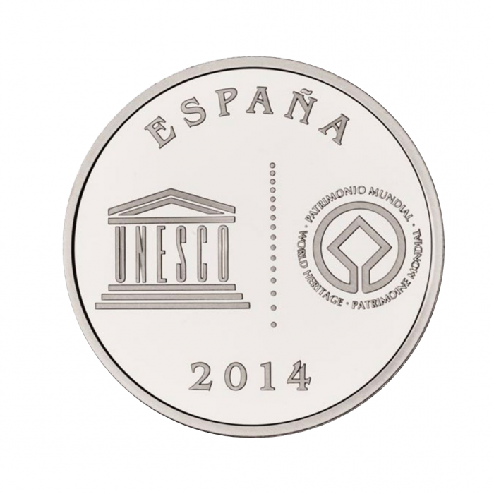 5 eur silver coin Alcalá de Henares, Spain 2014