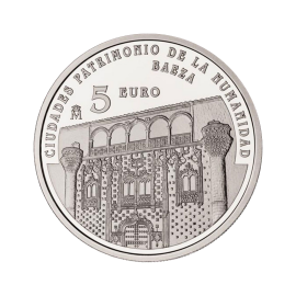 5 eur silver coin Baeza, Spain 2014