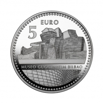 5 eurų sidabrinė moneta Bilbao, Ispanija 2011