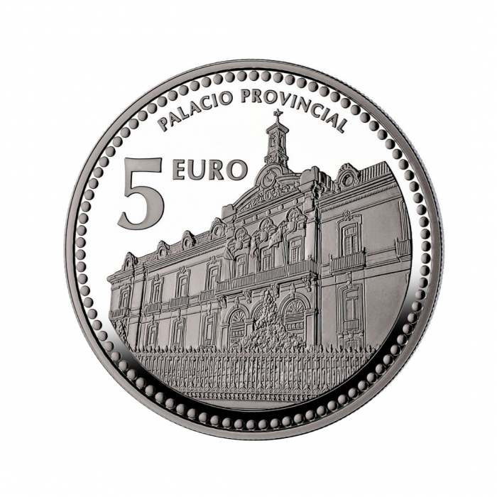 5 eurų sidabrinė moneta Chaenas, Ispanija 2012