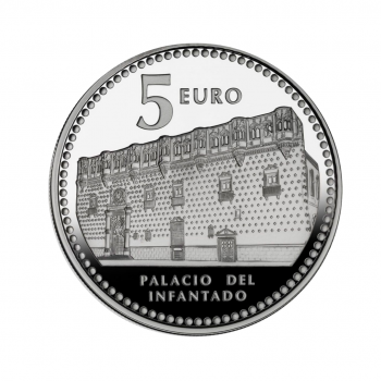 5 eurų sidabrinė moneta Gvadalachara, Ispanija 2012