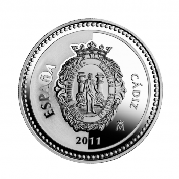 5 eurų sidabrinė moneta Kadisas, Ispanija 2011