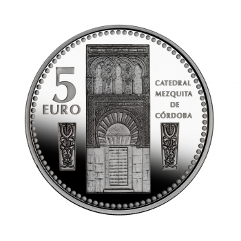 5 eurų sidabrinė moneta Korboda, Ispanija 2011
