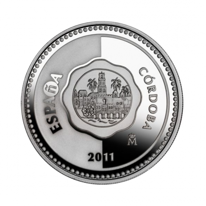 5 eurų sidabrinė moneta Korboda, Ispanija 2011