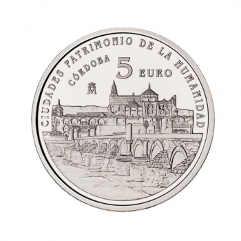 5 eurų sidabrinė moneta Kordoba, Ispanija 2014