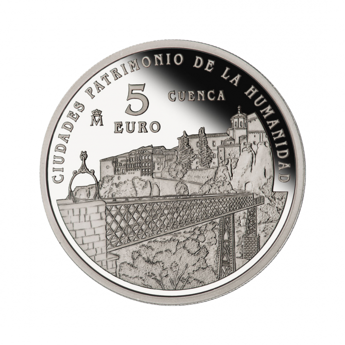 5 eur silver coin Cuenca, Spain 2015