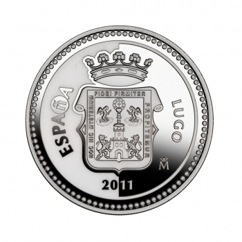 5 eurų sidabrinė moneta Lugas, Ispanija 2011