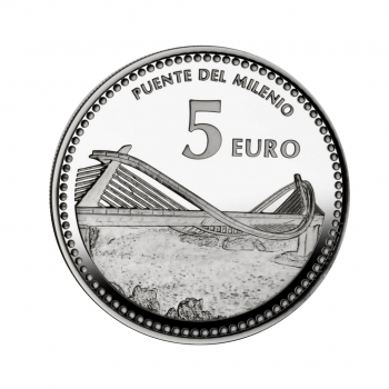 5 eurų sidabrinė moneta Ourens, Ispanija 2012
