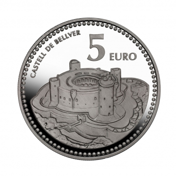 5 eurų sidabrinė moneta Palma, Ispanija 2011