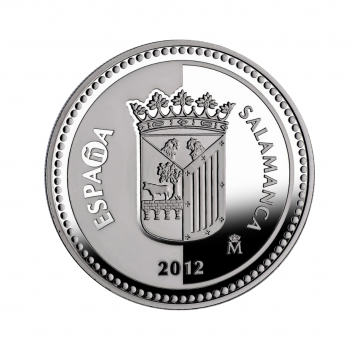 5 eurų sidabrinė moneta Salamanka, Ispanija 2012