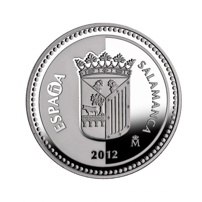 5 eur silver coin Salamanca, Spain 2012