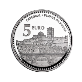 5 eur silver coin Zamora, Spain 2012