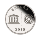 5 eurų sidabrinė moneta La Lagūna, Ispanija 2015