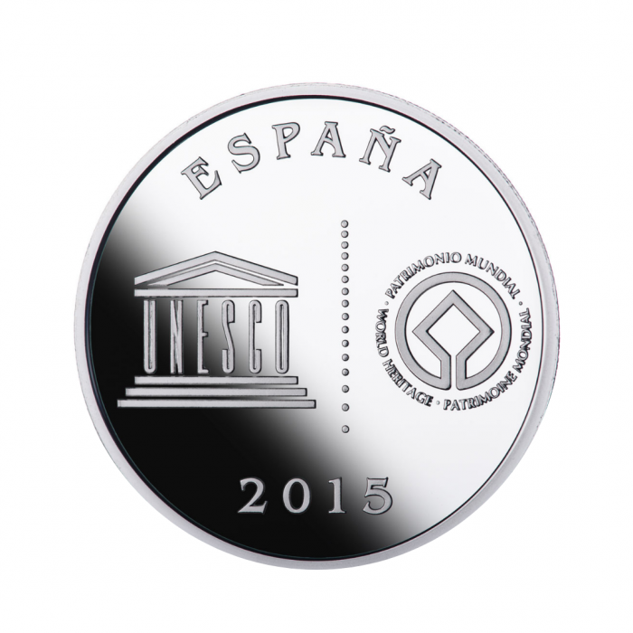 5 eur silver coin Santiago de Compostela, Spain 2015