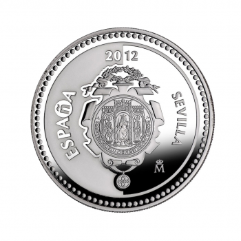 5 eurų sidabrinė moneta Sevilija, Ispanija 2012
