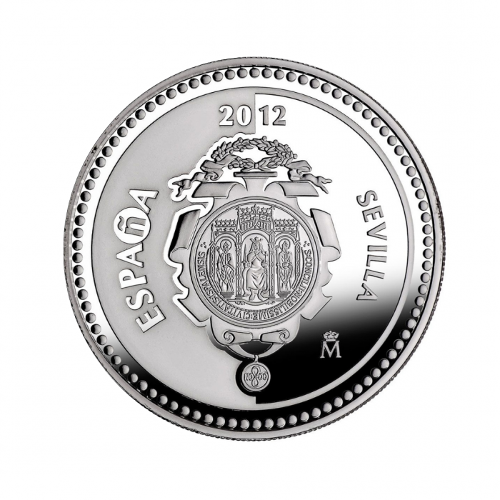 5 eur silver coin Sevilla, Spain 2012