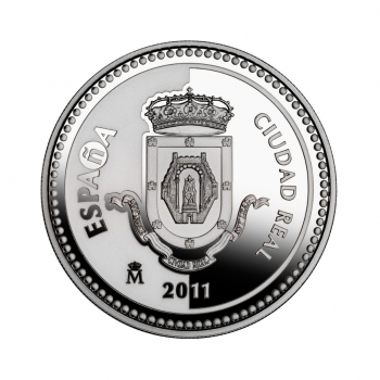 5 eur silver coin Ciudad Real, Spain 2011
