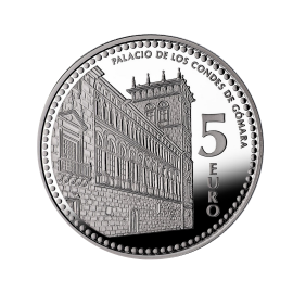 5 eur silver coin Soria, Spain 2012