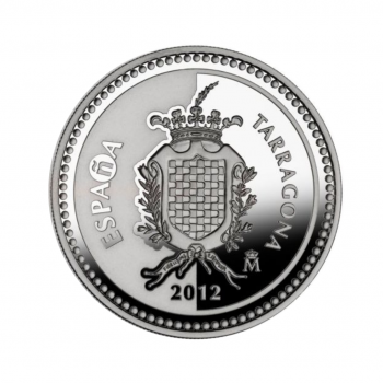 5 eur silver coin Tarragona, Spain 2012