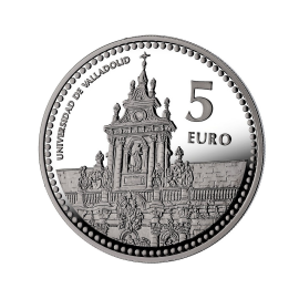 5 eur silver coin Valladolid, Spain 2012