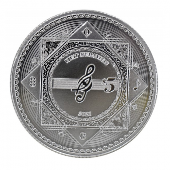 1 oz sidabrinė moneta Vivat Humanitas, Tokelau 2021