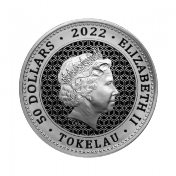 1 kg sidabrinė moneta Bull & Bear, Tokelau 2022