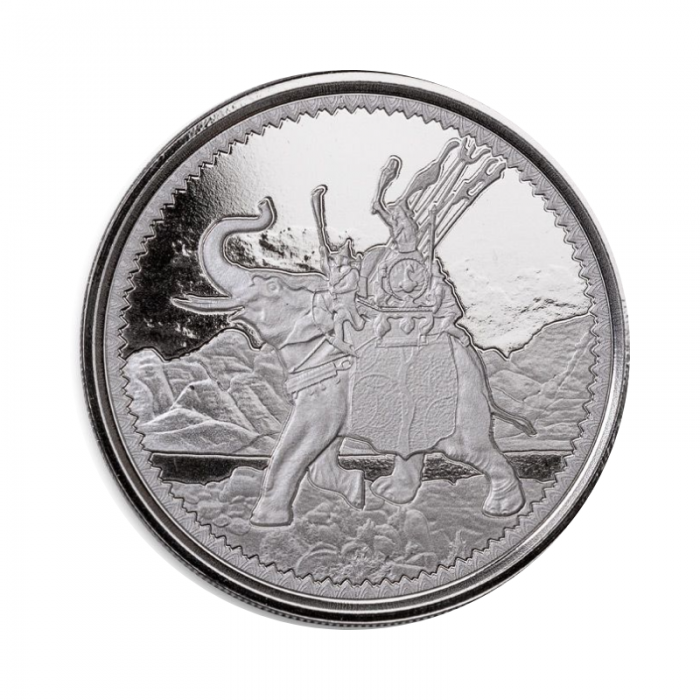 1 oz (31.10 g) silver coin War Elephant, Gibraltar 2022