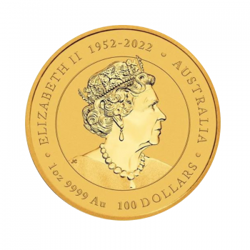 1 oz (31.10 g) auksinė moneta Lunar III -  Drakono metai, Australija 2024