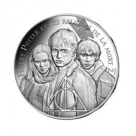 10 Eur silver coin Harry Potter Reliques de la Mort II 17/18, France 2021