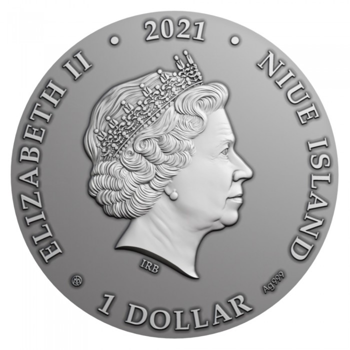 1 dollar silver coin D’Artagnan and the Musketeers, Niue 2021