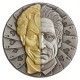 5 dolerių sidabrinė moneta Kaukė, Niujė 2021