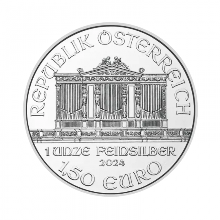 1 oz sidabrinė moneta Vienos Filharmonija, Austrija 2024 (Monster box)