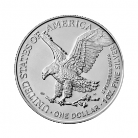1 oz (31.10 g) sidabrinė moneta Amerikos Erelis, JAV 2021