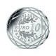 10 Euros Silver coin Poet Smurf, France 2020 || The Smurfs