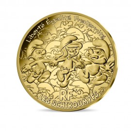 200 Eur gold coin The Smurfs 2020