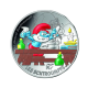 50 Eur silver coin Papa Smurf, France 2020 || The Smurfs