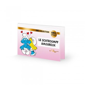 50 Eur silver coin The Smurfs in Love, France 2020 || The Smurfs