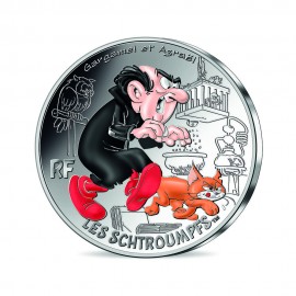 10 eurų sidabrinė* moneta Gargamelis, Smurfų kolekcija 4/20, Prancūzija 2020