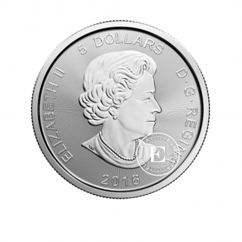 1 oz (31.10 g) pièce d'argent Prédateurs du Canada, Puma, Canada 2016