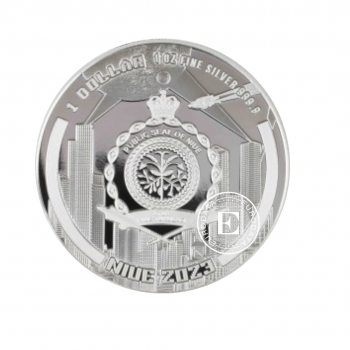 1 oz (31.10 g) sidabrinė moneta The punk universe - Cyberpunk, Niujė 2023